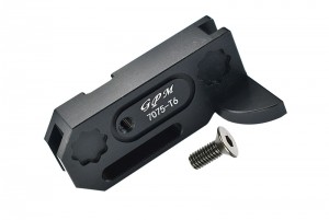 GPM MAG018A ALUMINUM 7075-T6 CENTER GEARBOX SUPPORT ARRMA 1/8 KRATON / GRANITE /  VORTEKS / VENDETTA - MAG018A-BK