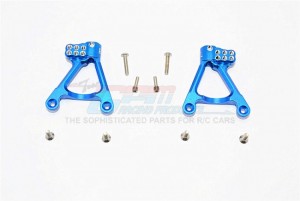 ALUMINIUM REAR SHOCK HOOPS  -  AXIAL SCX10 II - Blue - SCX2030-B