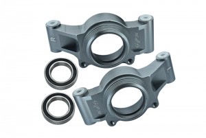 GPM TXM022L ALUMINUM 6061-T6 REAR OVERSIZED KNUCKLE ARM 1/5 RC TRAXXAS X-MAXX 6S 8S MONSTER - GUN SILVER - TXM022L-GS