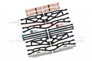 GPM TXM100L ALUMINUM & CARBON STEEL WIDEMAXX SUSPENSION KIT #7895  FOR 1/5 TRAXXAS X-MAXX 8S MONSTER - TXM100L-BK