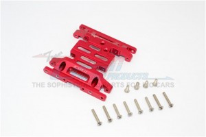 GPM SCX2038B ALUMINIUM GEAR BOX BOTTOM MOUNT 1/10 AXIAL SCX10 II CRARLER - Red - SCX2038B-R