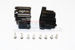 GPM SCX2038M ALUMINIUM TRANSMISSION CASE 1/10 RC AXIAL SCX10 II CRAWLER - SCX2038M-BK