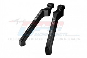 GPM SLE016RA ALUMINUM 7075-T6 REAR CHASSIS BRACE TRAXXAS 1/8 4WD SLEDGE MONSTER TRUCK-95076-4 - BLACK - SLE016RA-BK