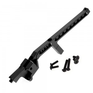 Upgrade Parts Aluminium Rear Chassis Brace 9521 For TRAXXAS 1/8 RC SLEDGE MONSTER 95076-4 - BLACK - SLE001R/BK