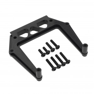 Upgrade Parts Aluminium Front Shock Tower 3639 For 1/10 TRAXXAS DRAG SLASH TRUCK 94076-4 - TDS005/BK