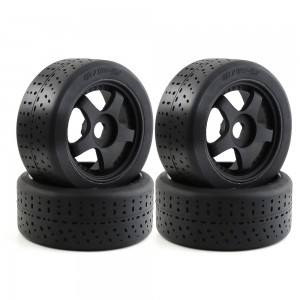 Rubber Tyre and Wheel Set For ARRMA 1/7 LIMITLESS ARA109011 / ARRMA 1/7 INFRACTION ARA109001 6S BLS Car - WH-ARA01
