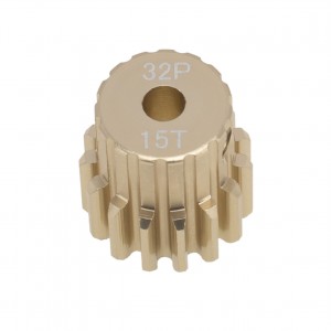 Hard Coating Aluminium 7075 3.17mm M0.8 32P Pinion Gear 11T - 20T 1/10 RC Crawler Car - PGH-15T