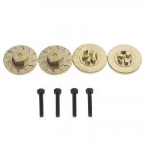 BRASS BRAKE DISC HUB FIT KYOSHO 1/24 RC MINI-Z 4X4 MX01 JIMNY HILUX SURF TRUCK - MX01-03