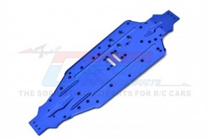 GPM SLE016 ALUMINUM 7075-T6 4mm MAIN CHASSIS PROTECTION PLATE TRAXXAS 1/8 4WD SLEDGE MONSTER TRUCK 95076-4 - SLE016-B