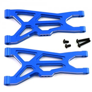 ALUMINIUM FRONT LOWER ARM AR330543 ARRMA 1/8 TYPHON V3 3S BLX / 1/10 BIG ROCK 3S V3 BLX - BLUE - MAB-002/BU