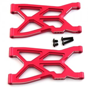 ALUMINIUM REAR LOWER ARM AR330543 ARRMA 1/8 TYPHON V3 3S BLX / 1/10 BIG ROCK 3S V3 BLX - RED - MAB-003/RE