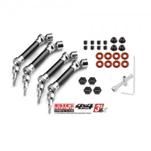 STEEL F & R CVD Drive Shaft Hub AR310864 1/10 Arrma Big Rock V3 3S BLX ARA4312V3 - BLACK - ABRFRS-02/BK