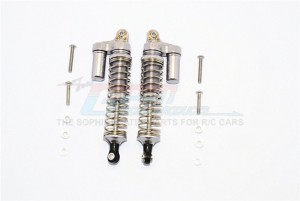 GPM SCX2092F ALUMINIUM FRONT/REAR L-SHAPE SHOCKS 92mm 1/10 RC AXIAL SCX10 II - Gun silver - SCX2092F/R/L-GS-S-BEBK