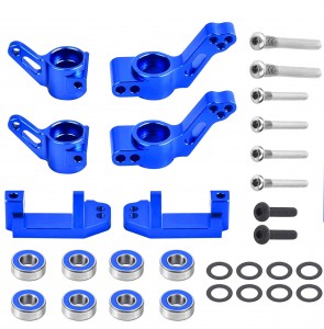 Alloy Front Steering Block C Hub Rear Hub 1/10 Traxxas SLASH 2WD / STAMPEDE / RUSTLER Car - SLA2WD0212221/BU
