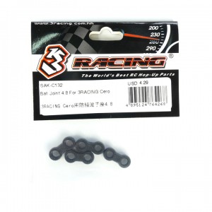3RACING SAK-C132 BALL JOINT 4.8 1/10 RC SAKURA CERO ULTRA TOURING CAR - SAK-C132