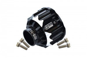 GPM TXM8011N ALUMINUM 7075-T6 FRONT OR REAR DIFFERENTIAL CASE TRAXXAS 1/5 ELECTRIC 4WD X-MAXX 6S 8S MONSTER - BLACK - TXM8011N-BK