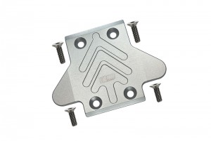 GPM MAT331F ALUMINUM FRONT CHASSIS PROTECTION PLATE ARRMA 1/8 4WD TALION / OUTCAST 6S BLX - SILVER - MAT331F-S