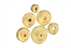 GPM TRU1200S-OC  TRUCKS BRASS GEARBOX GEARS SET FOR 1/14 TAMIYA TRACTOR TRUCK - TRU1200S-OC