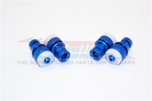 ALUMINIUM FRONT REAR MAGNET BODY MOUNT -   AXIAL SCX10 II - Blue - SCX2201FR-B