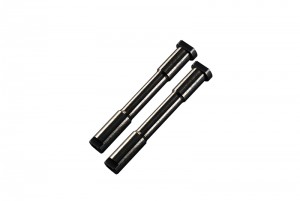 GPM SLE048/PIN MEDIUM CARBON STEEL STEERING BELLCRANK POSTS 9525 TRAXXAS 1/8 4WD SLEDGE MONSTER TRUCK 95076-4 - SLE048/PIN-BK