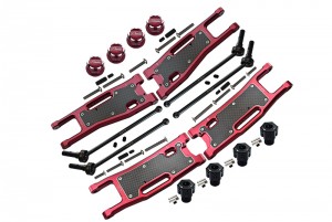 GPM Full Suspension Set With Steel CVD For TRAXXAS 1/8 4WD SLEDGE MONSTER TRUCK 95076-4 - SLE55561033-R
