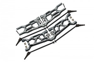 GPM LU40555694 Front & Rear Supsnesion Arm With CVD Set For LOSI 1/10 4WD LASERNUT TENACITY ULTRA 4 ROCK RACER LOS03028 - LU40555694-GS