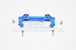 GPM SCX2330F ALUMINIUM FRONT BUMPER MOUNT -   AXIAL SCX10 II CRAWLER - Blue - SCX2330F-B