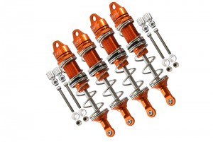 GPM MAK115135FR ALUMINUM FRONT 115mm & REAR 135mm DAMPERS ARRMA 1/8 4WD KRATON 6S AR106005 / AR106015 / AR106018 - ORANGE - MAK115135FR-OR-S