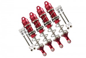 GPM MAK115135FR ALUMINUM FRONT 115mm & REAR 135mm DAMPERS ARRMA 1/8 4WD KRATON 6S AR106005 / AR106015 / AR106018 - RED - MAK115135FR-R-S