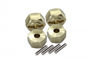 GPM UTB010X/7.5-OC BRASS HEX ADAPTERS 12 X 7.5mm AXI212015 AXIAL 1/18 UTB18 CAPRA 4WD UNLIMITED TRAIL BUGGY AXI01002 - UTB010X/7.5-OC