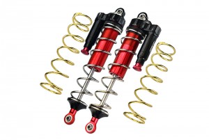GPM MAKX187R/LA ALUMINUM 6061-T6 REAR L-SHAPE PIGGY BACK ADJUSTABLE SPRING DAMPERS 187mm ARRMA 1/5 4WD KRATON 8S BLX MONSTER TRUCK ARA110002T1/T2 - MAKX187R/LA-R-S