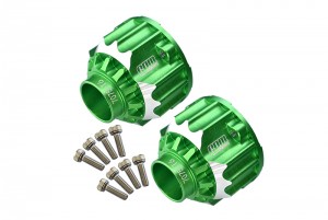 GPM TXM8011N/2 ALUMINUM 7075-T6 FRONT & REAR DIFFERENTIAL CASE 7781 TRAXXAS 1/5 4WD X-MAXX 6S 8S MONSTER - GREEN - TXM8011N/2-G