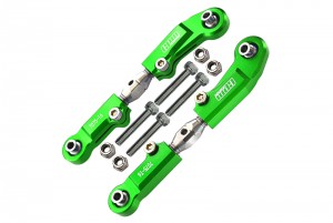 GPM MAF162SN ALUMINUM 7075-T6 STAINLESS STEEL ADJUSTABLE FRONT STEERING TIE ROD ARRMA 1/7 4WD LIMITLESS INFRACTION 6S BLX - GREEN - MAF162SN-G