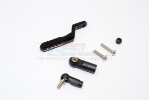 ALUMINIUM REAR TOW HITCH -   AXIAL SCX10 II - Black - SCX2333R-BK