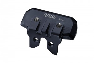 GPM SLE330F FRONT ALUMINIUM 7075 BUMPER 9535 TRAXXAS 1/8 SLEDGE MONSTER TRUCK 95076-4 - BLACK - SLE330F-BK