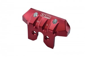 GPM SLE330R ALUMINUM 7075-T6 REAR BUMPER 9536 TRAXXAS 1/8 SLEDGE MONSTER TRUCK 95076-4 - RED - SLE330R-R