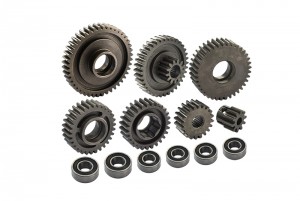 GPM TRU1201S-BK CARBON STEEL GEARBOX GEARS SET TAMIYA 1/14 TRACTOR TRUCK SCANIA MAN BENZ - TRU1201S-BK