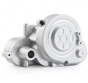 Alum Transmission Gear Box Case 1/10 Axial RBX10 RYFT ROCK BOUNCER AXI03005 - SILVER - RBX10-038/SI