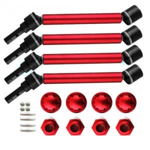 Wheel Lock & Hex Alloy CVD Drive Shaft 1/10 TRAXXAS WIDEMAX MAXX 2.0 MONSTER - TXMW01FRS/R