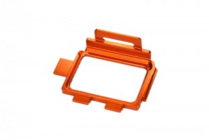 GPM MZA018 ALLOY MOTOR HEAT SINK HOLDER KYOSHO MINI-Z AWD - ORANGE - MZA018-OR