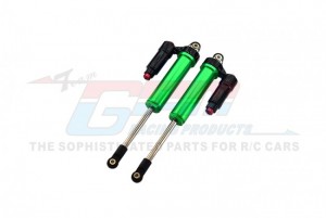 GPM UDR135FX/LN ALUMINUM 6061-T6 FRONT L-SHAPE PIGGY BACK (BUILT-IN PISTON) INTERNAL DAMPER 135MM TRAXXAS 1/7 UNLIMITED DESERT RACER PRO-SCALE 4X4 85076-4 - GREEN - UDR135FX/LN-G-BEBK