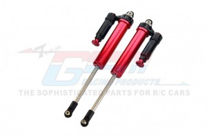 GPM UDR160RX/LN ALUMINUM 6061-T6 FRONT L-SHAPE PIGGY BACK (BUILT-IN PISTON) INTERNAL DAMPER 160mm TRAXXAS 1/7 UNLIMITED DESERT RACER PRO-SCALE 4X4 85076-4 - RED - UDR160RX/LN-R-BEBK