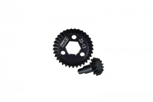 GPM UTB1200S-BK MEDIUM CARBON STEEL BEVEL GEAR SET 33T / 13T AXI212000 AXIAL 1/18 UTB18 CAPRA 4WD UNLIMITED TRAIL BUGGY AXI01002 - UTB1200S-BK