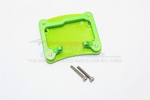 ALUMINIUM and PLASTIC FRONT/REAR AXLE PROTECTOR MOUNT  -   AXIAL SCX10 II - Green - SCX27168R-G