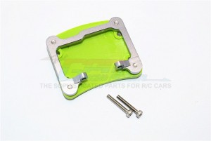 ALUMINIUM and PLASTIC FRONT/REAR AXLE PROTECTOR MOUNT  -   AXIAL SCX10 II - Gun silver - SCX27168R-GS