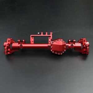 ALLOY FRONT AXLE DIFF HOUSING 1/10 AXIAL RC RBX10 RYFT ROCK BOUNCER AXI03005 - RED - RBX10-02F/RE