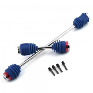 Center Front & Rear Assembled HD 5650R CVD Driveshafts 1/10 RC TRAXXAS E-REVO / SUMMIT - 5650R/BU