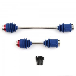 HD Front & Rear Center Assembled CVD Driveshafts 5151R 1/10 TRAXXAS RC 3905 3908 E-MAXX - 5151R/BU