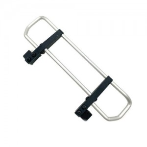 ALUMINIUM FRONT BUMPER SET FOR TRAXXAS 1/10 TRX4 / TRX6 BENZ G63 G500 RC CRAWLER - SILVER - TRX6-01/SI