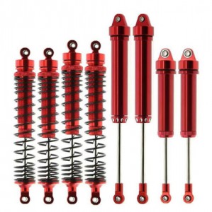 FULL ALU OIL DAMPER SET 8PCS FOR TRAXXAS 1/7 UNLIMITED DESERT RACER UDR 85086-4 - RED - UDR8560/RE